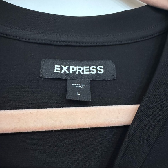 Express Black Long Sleeve Bodysuit - L - Picture 4 of 4